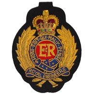 Royal Engineers Wire Blazer Badge